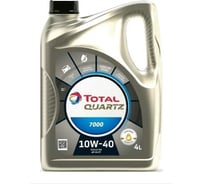 Масло для 4-х тактных двигателей TOTAL QUARTZ 7000 10W40, 4 л 214107