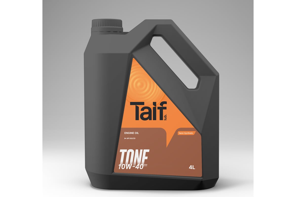Моторное полусинтетическое масло Taif TAIF TONE, 10W-40, 4 л 211094 .