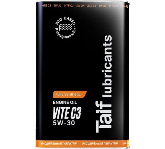 Моторное синтетическое масло TAIF VITE, 5W-30, 4 л 211014
