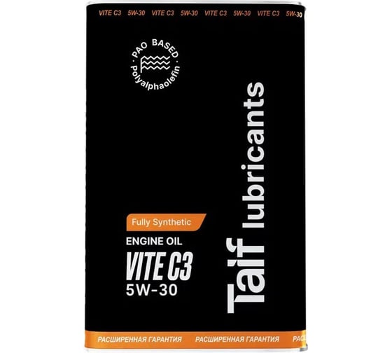 Моторное синтетическое масло TAIF VITE, 5W-30, 1 л 211013