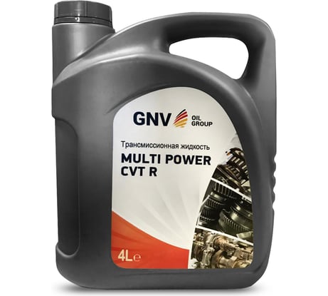 Трансмиссионное масло GNV Multi Power CVT R канистра 4 л, красный цвет GMCR13131032309111004
