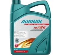 Трансмиссионное масло Addinol ATF XN 6 синтетическое, 4 л 74410625