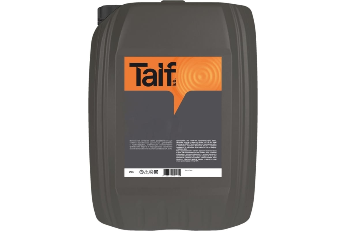 Моторное масло TAIF TACT синтетическое, 5w30, 20 л 211051 - выгодная .