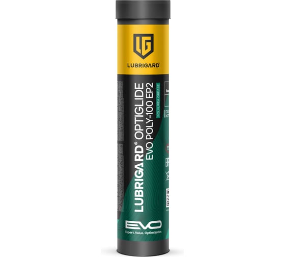 Смазка пластичная LUBRIGARD OPTIGLIDE EVO POLY-100 EP2 20x400 мл LGEOGPOLY100EP2RCC20