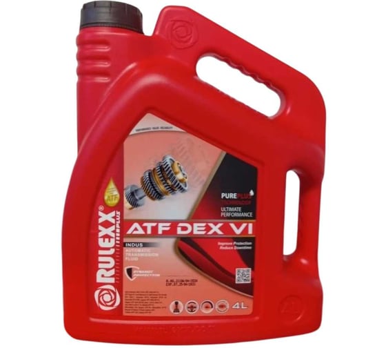 Масло трансмиссионное rulexx ATF DEX VI, 4 л RUATF DEX VI-4