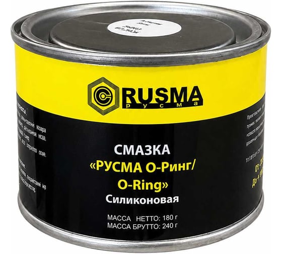 Смазка силиконовая RUSMA РУСМА O-Ring (0,18кг) 109 1