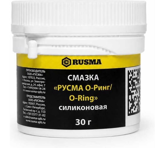 Смазка силиконовая RUSMA РУСМА O-Ring (0,03кг) 110