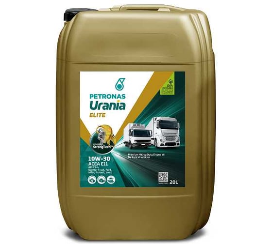 Моторное масло PETRONAS URANIA ELITE 10W-30 п/синт. 20 л. API CK-4, CJ-4? API SN ACEA E11, Е7 88005R41EU