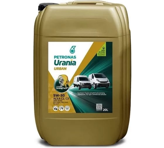 Моторное масло PETRONAS URANIA URBAN 5W-30 синт. 20 л. API A5/B5, С2, С3 88043R41EU