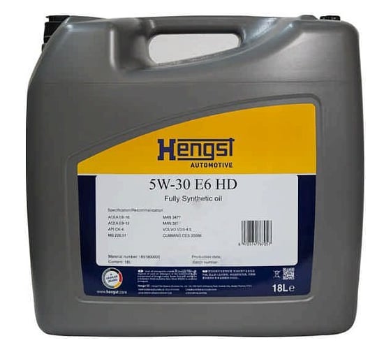 HENGST Hengst 5W30 E6 HD 18л 1691-800-000