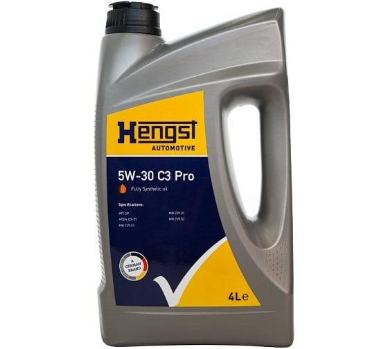 HENGST Hengst 5W30 C3 Pro синт 4л (4шт/уп) 1688-800-000