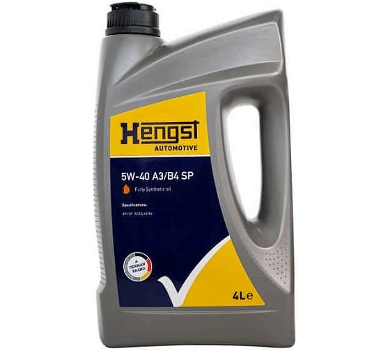 HENGST Hengst 5W40 ACEA A3/B4 API SP синт 4л (4шт/уп) 1625-800-000