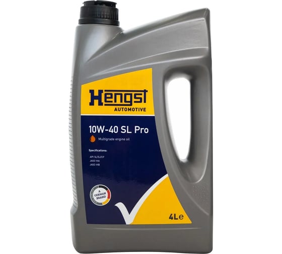 HENGST Hengst 10W40 SL/CF Pro п/синт 4л (4шт/уп) 1668-800-000