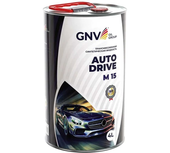 Жидкость трансмиссионная GNV Auto Drive M 15 синтетическая для АКПП Mercedes-Benz 7G-Tronic MB 236.15, 4 л GADM11501261M012130004