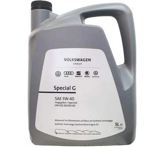 Масло моторное VOLKSWAGEN VAG 5W40 5 л Original Oil Special G GS55502M4