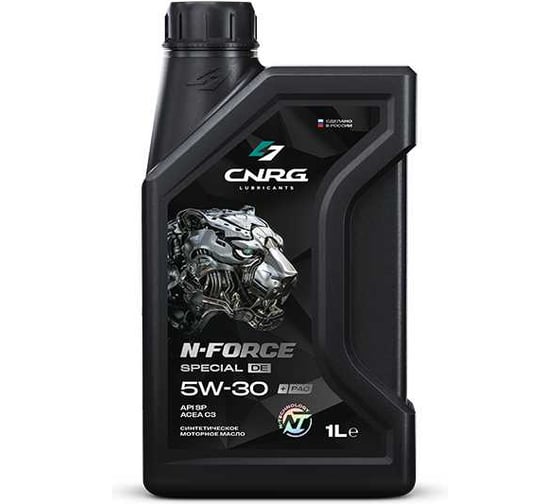 Масло моторное для легковых автомобилей CNRG N-Force Special DE 5W-30, ACEA C3, VW 507, 1 л CNRG-265-0001 1