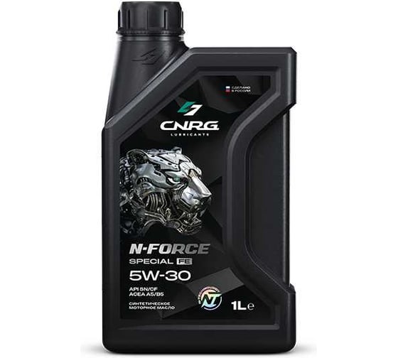 Масло моторное для легковых автомобилей CNRG N-Force Special FE 5W-30 SN/CF, A5/B5, 1 л CNRG-263-0001 1