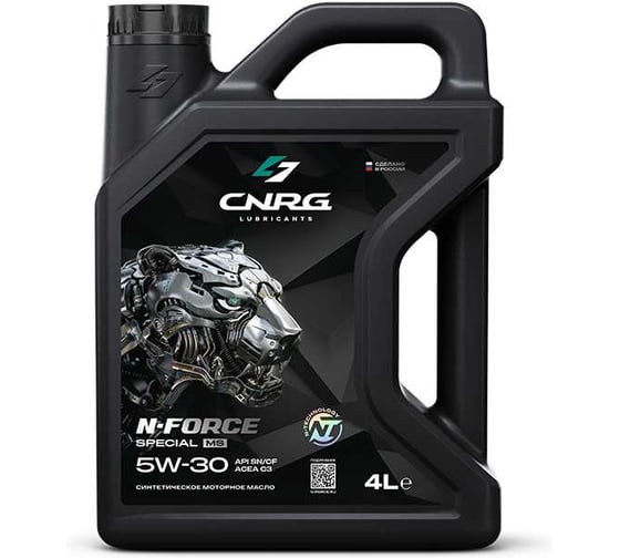 Масло моторное для легковых автомобилей CNRG N-Force Special MS 5W-30 SN/CF, C3, 4 л CNRG-264-0004 1