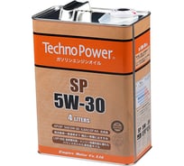 Моторное синтетическое масло Techno Power SP 5W30, 4 л TP-SP5W30-4