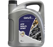 Жидкость трансмиссионная GNV ATF Multi Synt Dexron IIIH для АКПП, синтетическая, 4 л GMS101212501451SYN0004