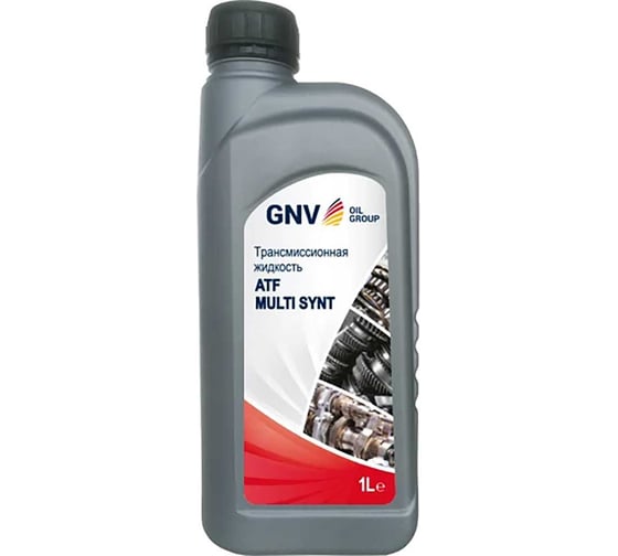 Жидкость трансмиссионная GNV ATF Multi Synt Dexron IIIH для АКПП, синтетическая, 1 л GMS101212501751SYN0001