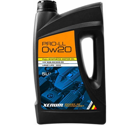 Масло моторное синтетическое XENUM PRO-LL 0W-20, VW 508.00/509.00, 5 л 1105005