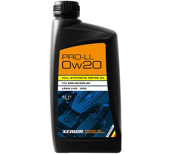 Масло моторное синтетическое XENUM PRO-LL 0W-20, VW 508.00/509.00, 1 л 1099001