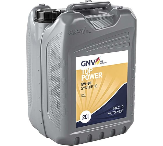 Масло моторное синтетическое GNV Top Power 5W-30 Synthetic VW 504.00/507.00, 20 л GTP1011872020010530020