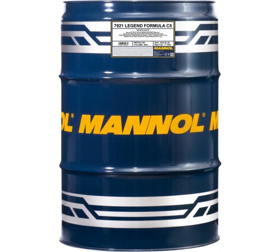 Синтетическое моторное масло MANNOL LEGEND FORMULA C5 0W20 208 л 7921208