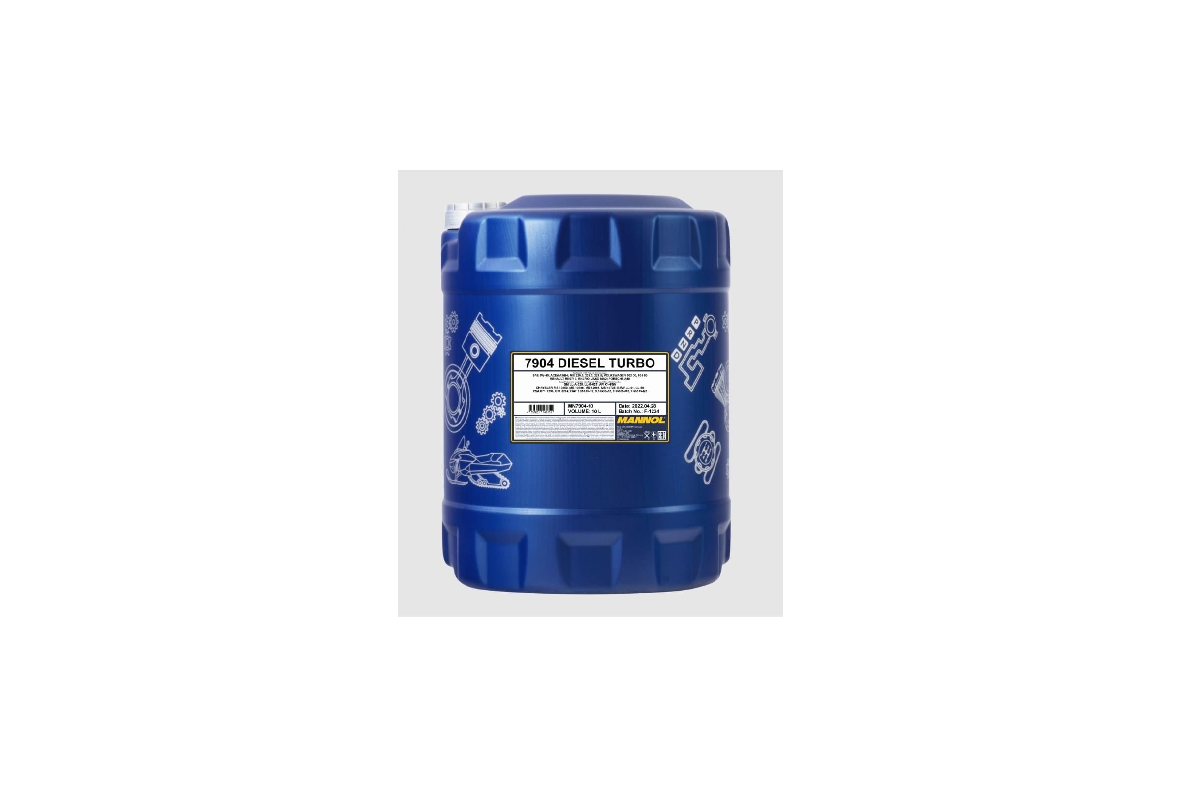 MANNOL Diesel Turbo 5W-40 Motoröl (10L) + Motor Doctor & Motor Flush – Komplett-Set Für Diesel-Motoren