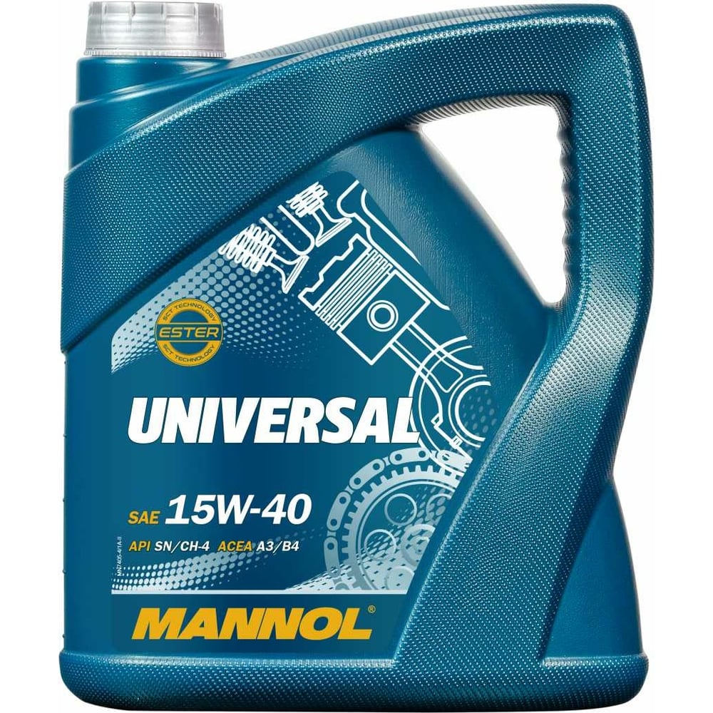 Минеральное моторное масло MANNOL UNIVERSAL 15W40, 4 л 1247 - выгодная ...