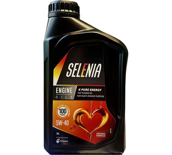 Масло моторное синтетическое Petronas SELENIA К PURE ENERGY SAE 5W-40, ACEA C3, API SP, 1 л 71188E18EU