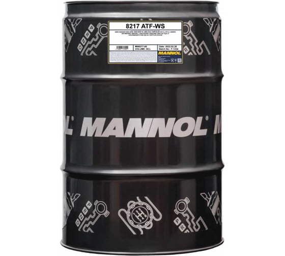 Синтетическая трансмиссионная жидкость MANNOL ATF WS 60 л. 821760