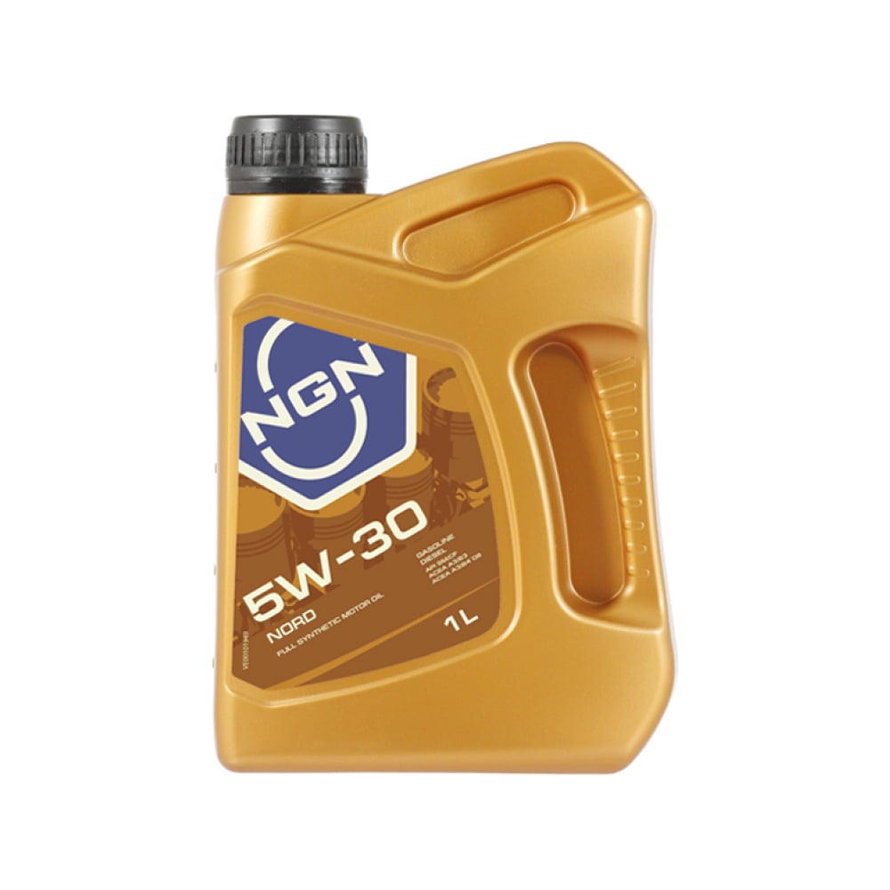 Моторное синтетическое масло NGN 5W-30 SM/CF NORD, 1 л V172085638 ...