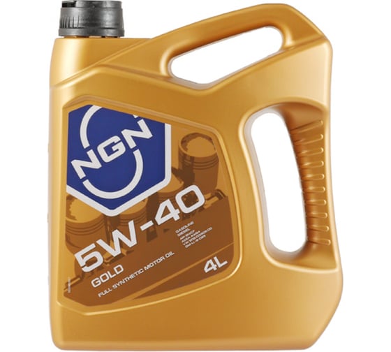 Моторное синтетическое масло NGN 5W-40 SN/CF GOLD, 4 л V172085302