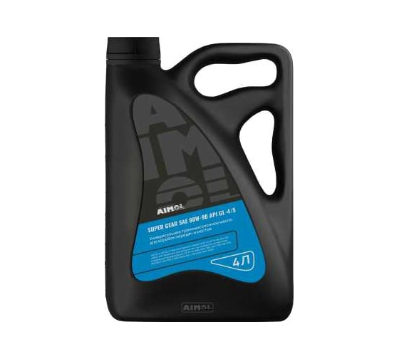 Масло трансмиссионное AIMOL SUPER GEAR SAE 80W-90 API GL-4/5л 4л RU 8721399012239
