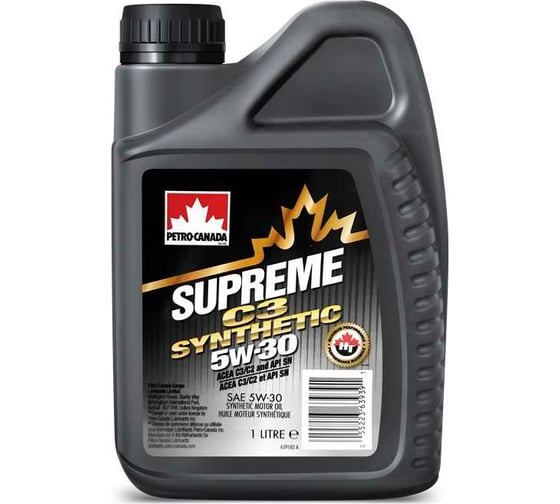 Моторное масло PETRO-CANADA SUPREME C3 SYNTHETIC 5W-30, 1л MOSNC53C12