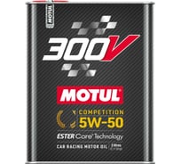 Моторное масло MOTUL 300 V COMPETITION 5W50, 2 л 110859