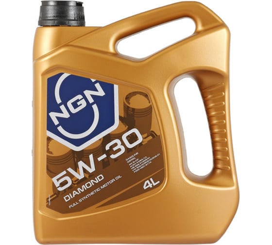 Моторное масло NGN синтетическое, SAE 5W-30, SL/CF DIAMOND, 4 л V172085325 1