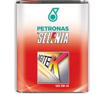 Моторное масло Petronas SELENIA DIGITEK. синтетическое, 0W40, 2 л, SAE 0W-40, API SN, ACEA A3/B4 70020GC5EU