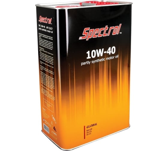 Моторное масло Spectrol GLOBAL 10W-40, 4 л 9111 1