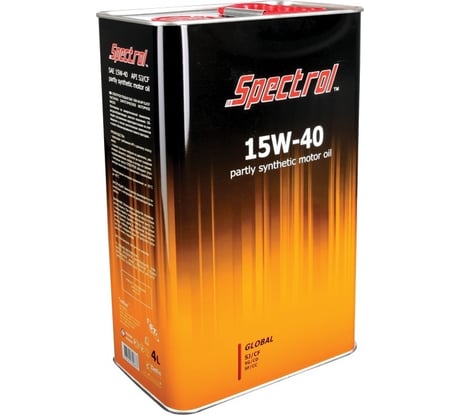Моторное масло Spectrol GLOBAL 15W-40 SJ/CF, 4 л 9118
