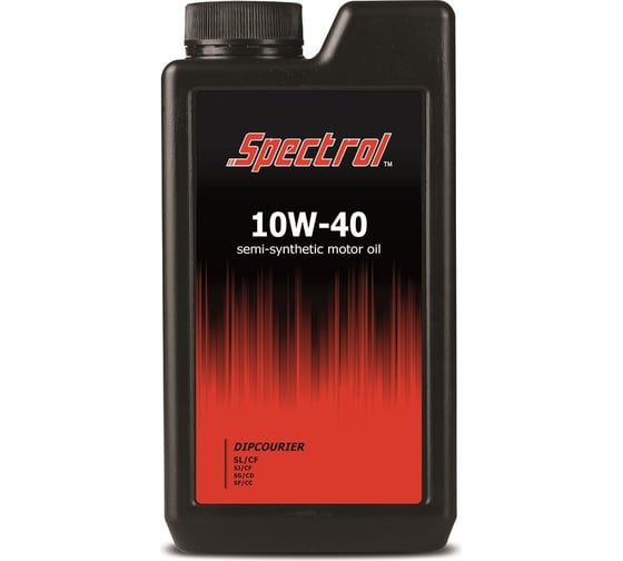 Полусинтетическое моторное масло Spectrol DIPCOURIER 10w40, 1 л 9075