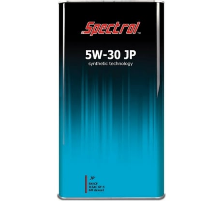 Моторное синтетическое масло Spectrol JP 5W-30, 5 л 9527