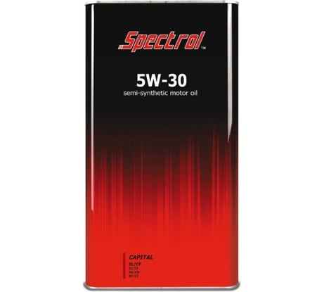 Полусинтетическое моторное масло Spectrol CAPITAL 5W-30, 5 л 9678