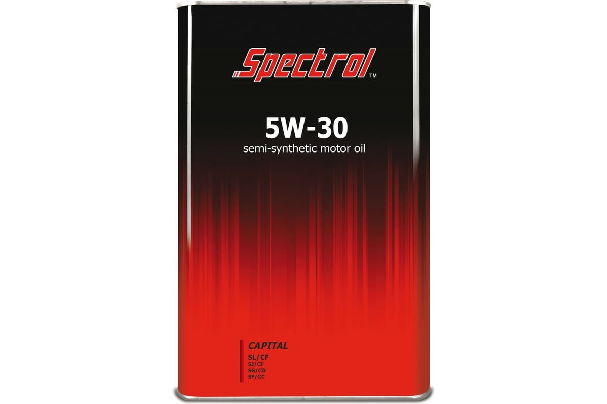 Полусинтетическое моторное масло Spectrol CAPITAL 5W-30, 4 л 9677 .