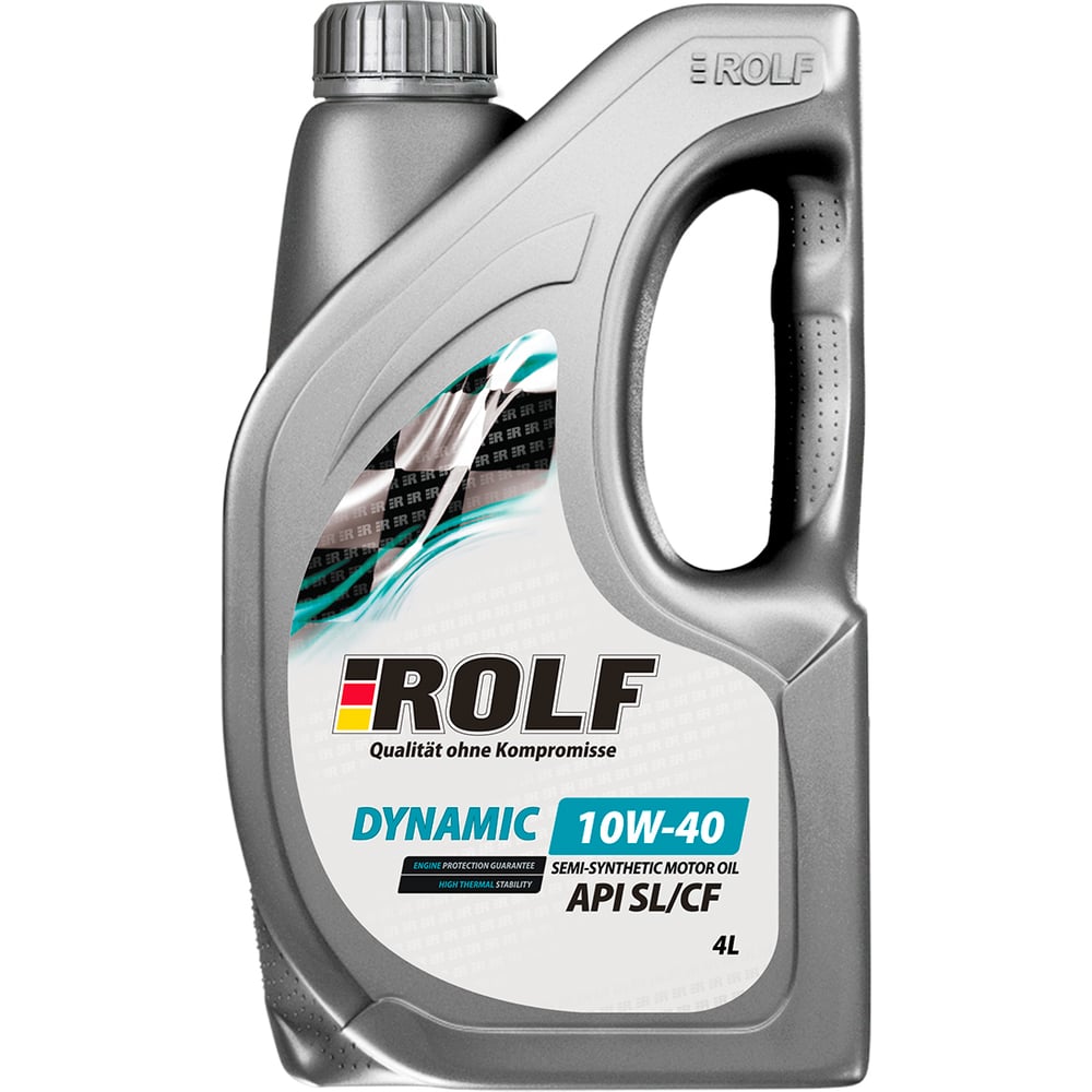 Моторное масло Rolf Dynamic полусинтетическое, SAE 10W-40, API SL/CF ...