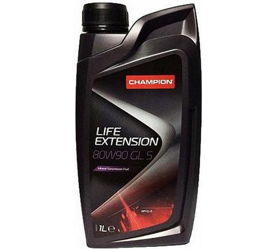 Трансмиссионное масло CHAMPION LIFE EXTENSION 80W90, минеральное, GL 5, 1 л 8204609
