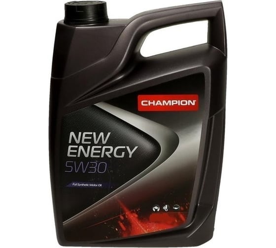 Моторное масло CHAMPION NEW ENERGY 5W30, синтетическое, SL/CF, A3/B4-12, 5 л 8200311 1