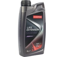Моторное масло CHAMPION LIFE EXTENSION HM 5W40, синтетическое, SN/CF, A3/B4-16, 1 л 8227448